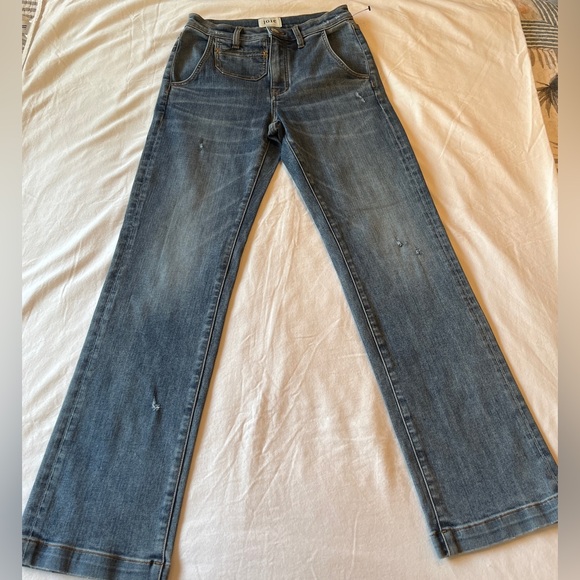 Joie Women’s Jeans Sample Size 4, Straight Leg Trousers, Medium Wash Size 4 NWOT - Picture 2 of 8